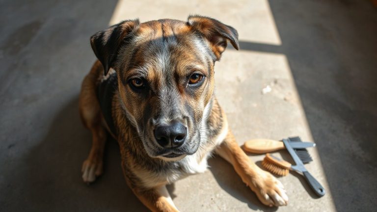 adaptive grooming for aging shelter dogs