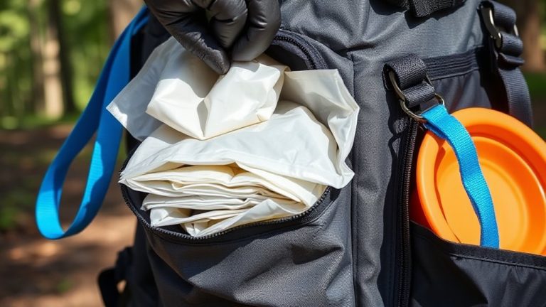 add disposable waste bags