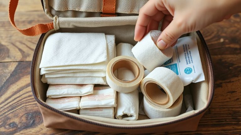 add gauze bandages adhesives kit