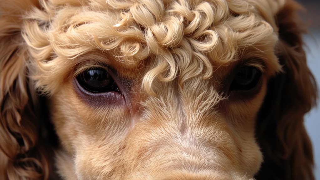 aging poodle coat degeneration