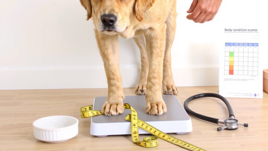 assess weight consult vet