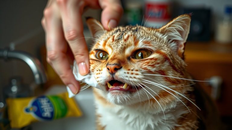 avoid alcohol wipes on pets
