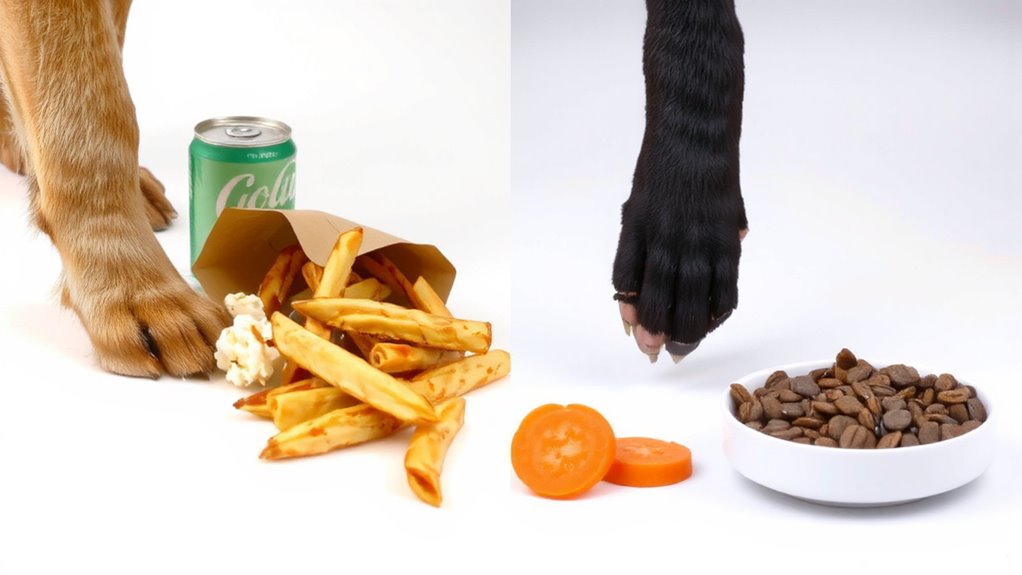 avoid high calorie human foods