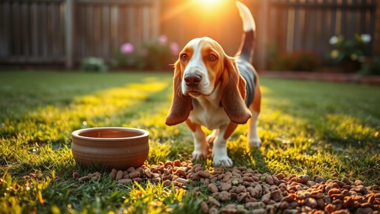 basset hound tail wagging nutrition