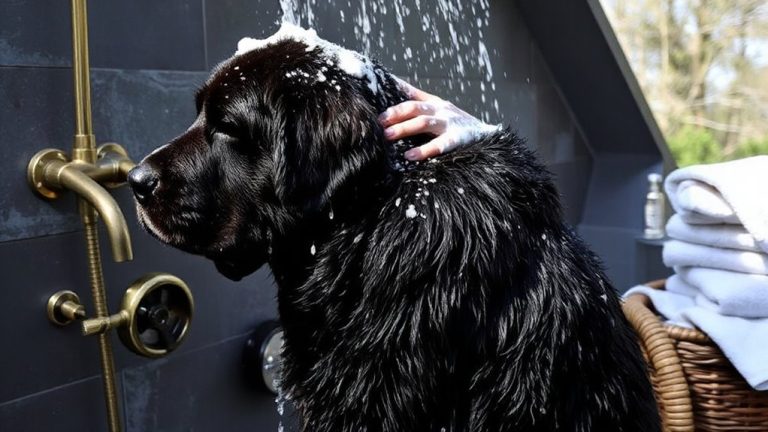 bathe newfoundland with waterproof care