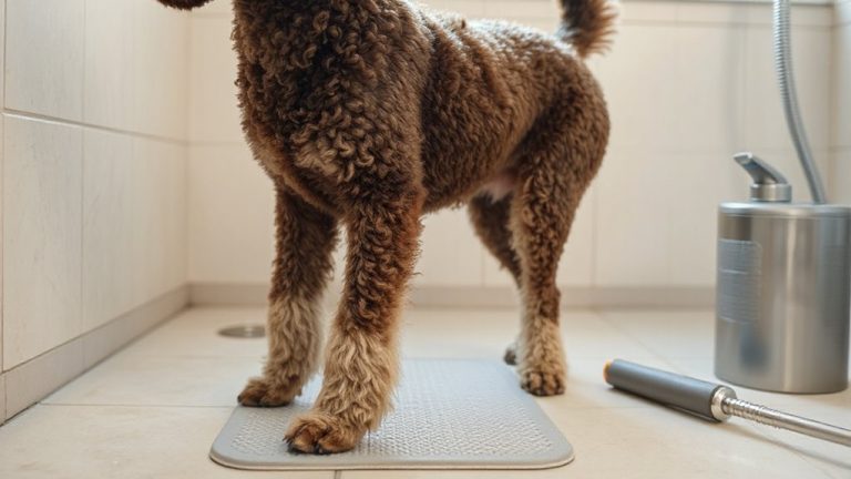 bathe poodle weekly