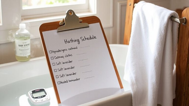 bathing schedule for pets