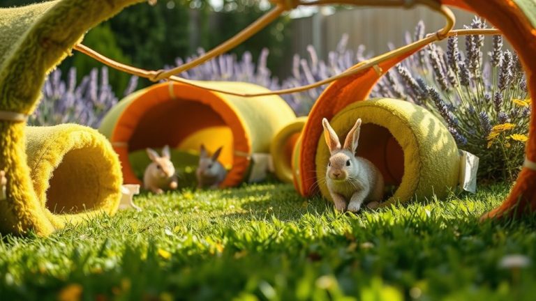 best rabbit play tunnels