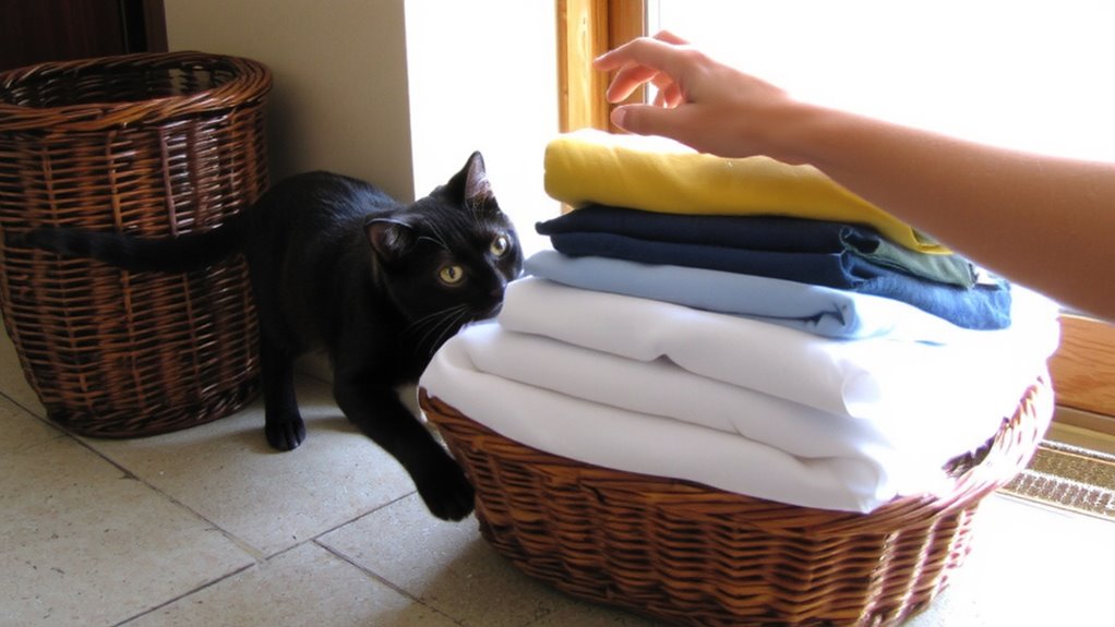 block access to laundry