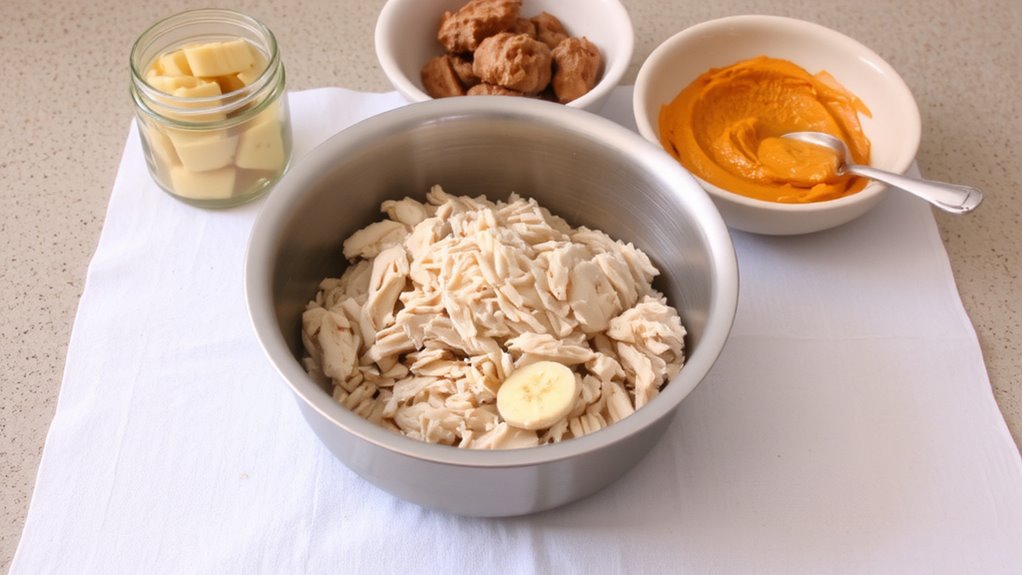 boiled chicken and rice