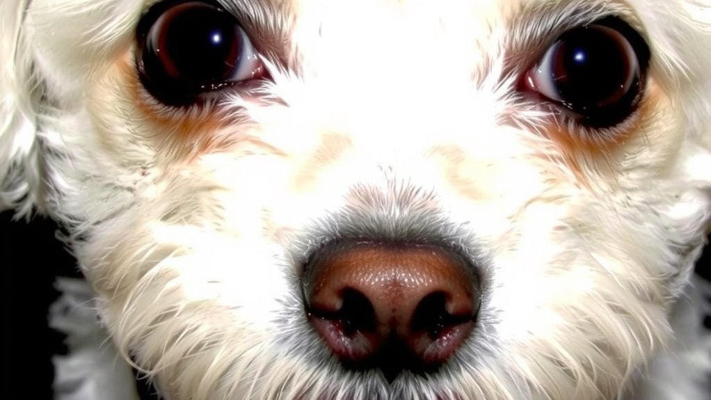 brachycephalic breeds prone to staining