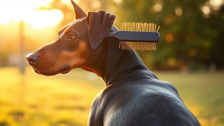 bristle brush doberman shine