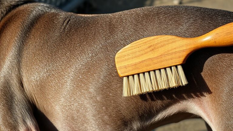 bristle brush polishing greyhound