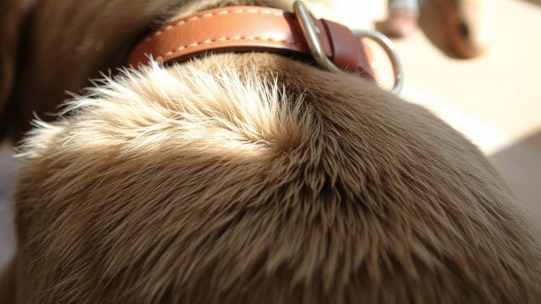brush collar area daily