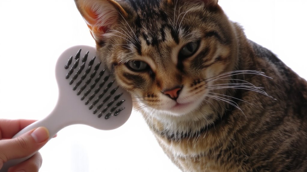 brush for fearful pets