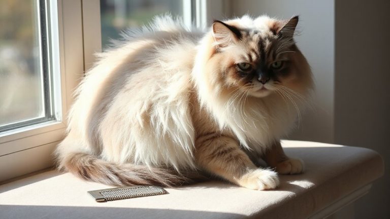 brushing prevents matting and tangles