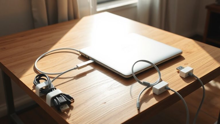 cable clips for organization