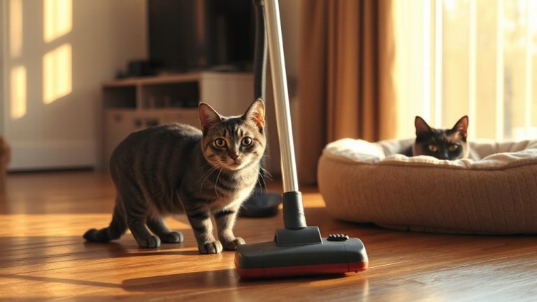 calm anxious cats quietly