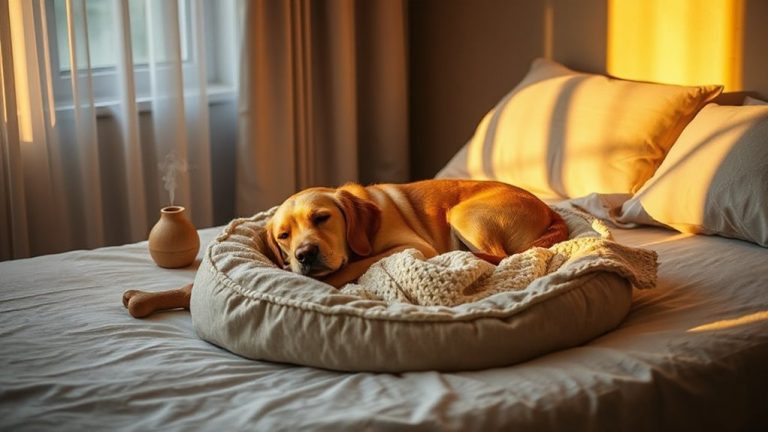 calm bedtime routine for dogs