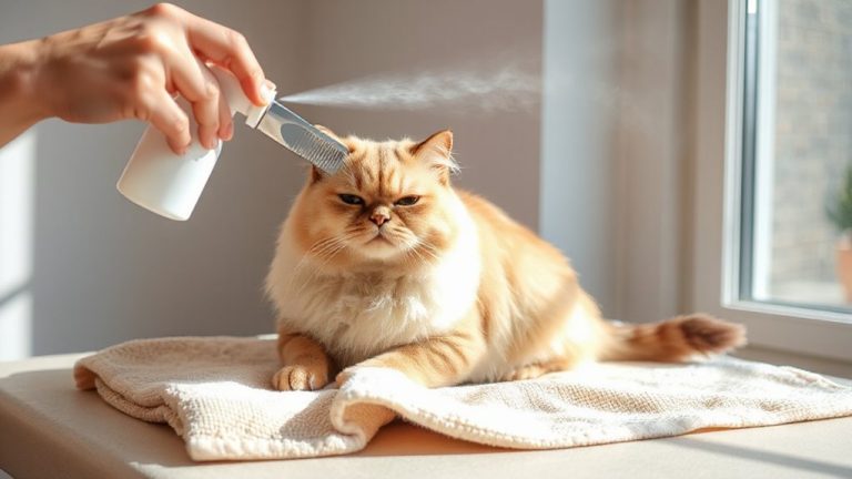 calm cat grooming training