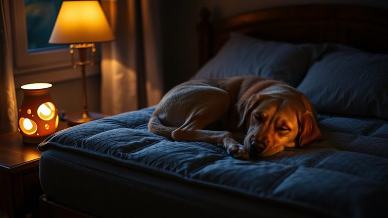 calm dog night lights