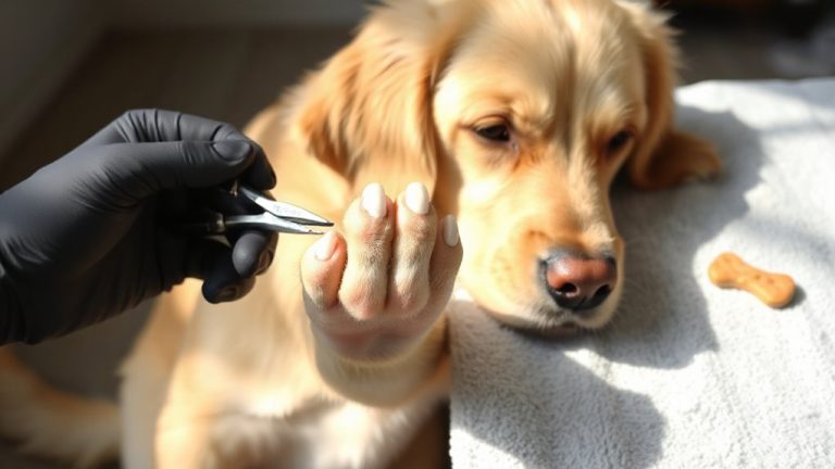 calm positive nail trimming