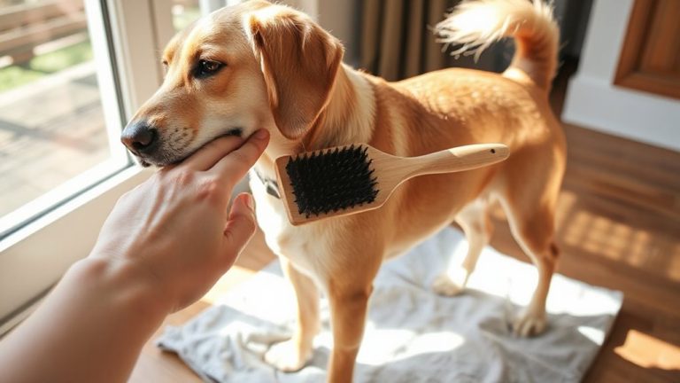 calm training for brushing