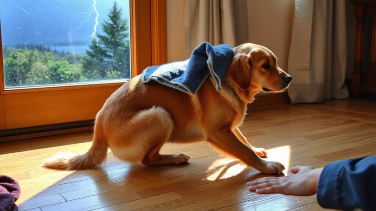 calming pets during noise stress