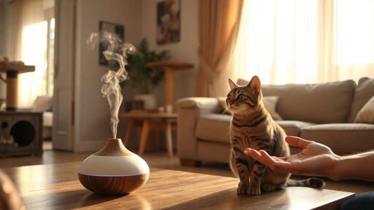 calming pheromones with behavioral training