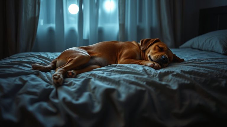 canine sleep posture comfort