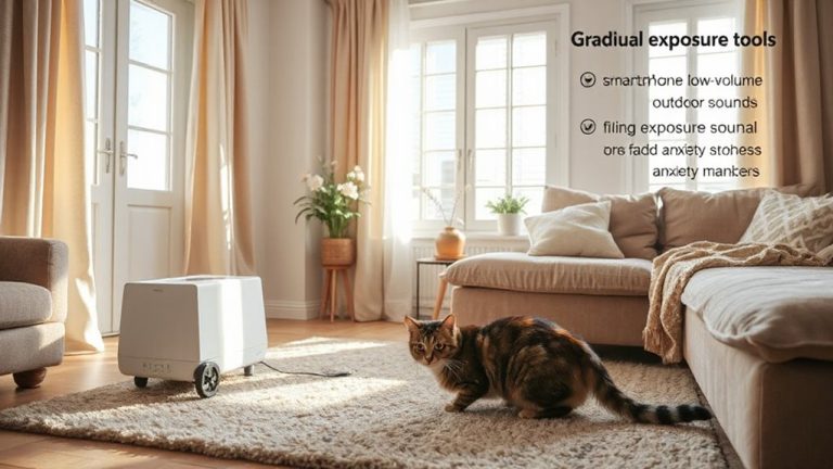 cat noise desensitization techniques