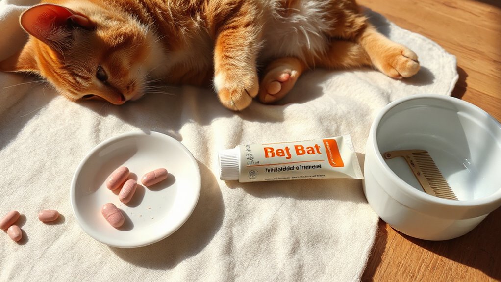 cat skin allergy management