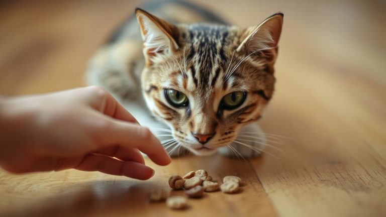 cat treat waiting training