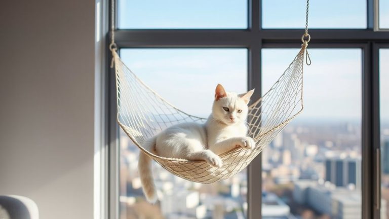 cat window hammocks