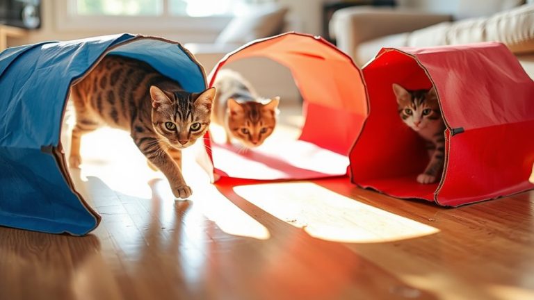 cats love tunnel toys