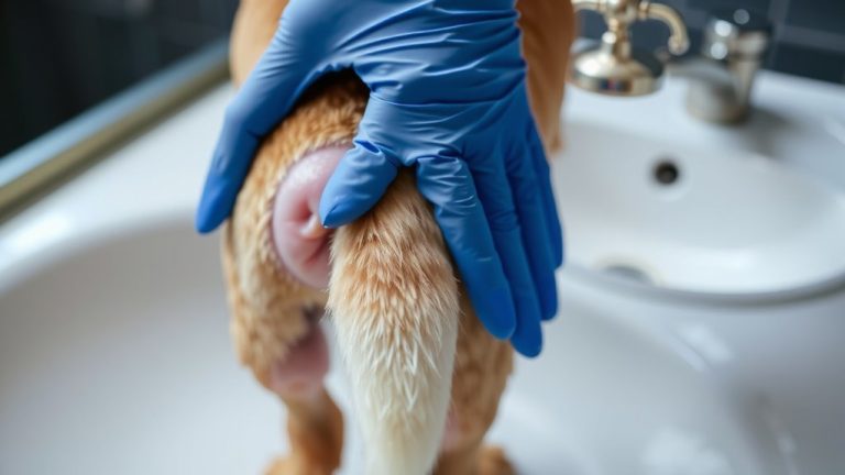 check anal area grooming