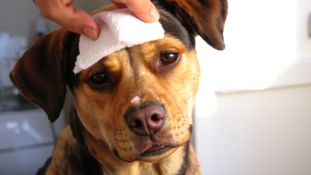check for irritation signs