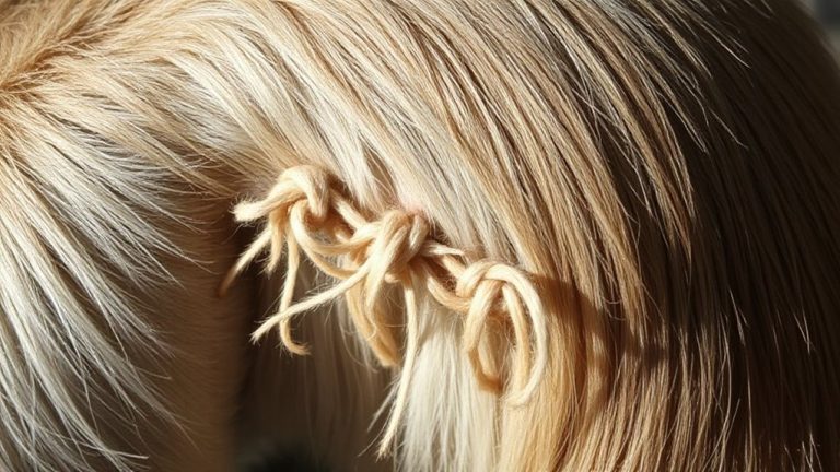 check for tangles and flat patches