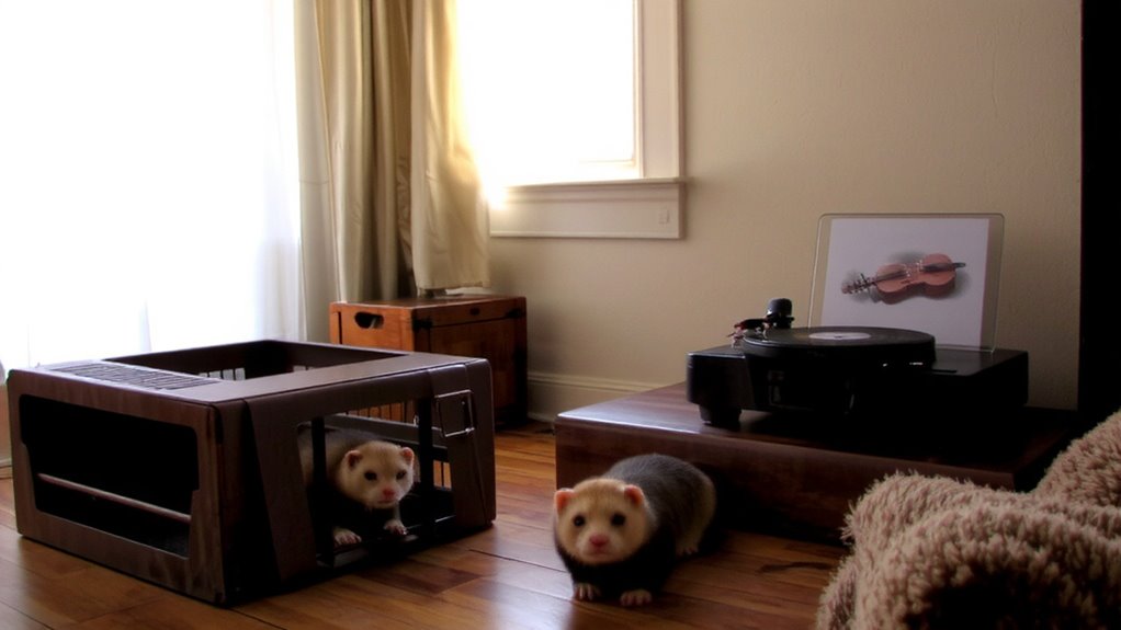 classical music calms ferrets