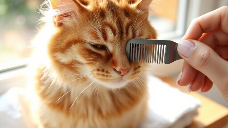 clean cat face regularly