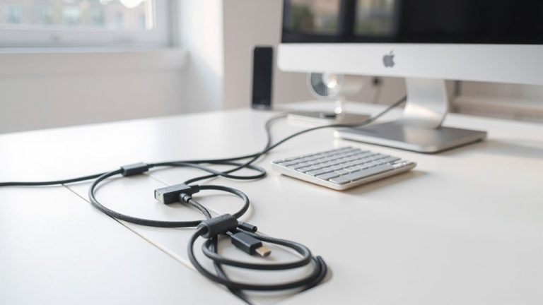 clean desk cable solutions