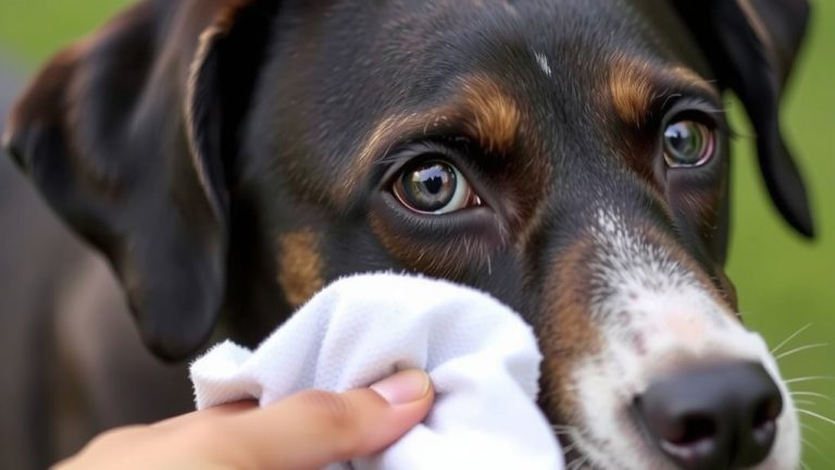 clean dog eyelashes properly