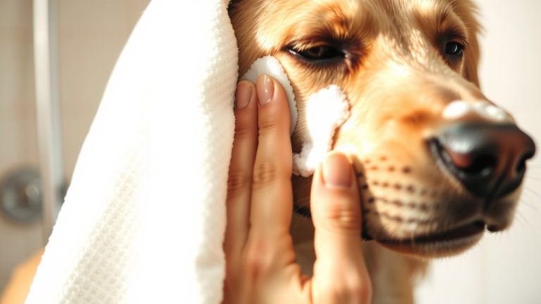clean face after bath
