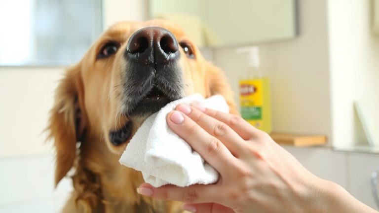 clean face after medicated bath