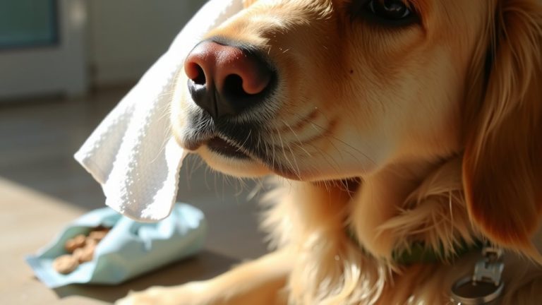 clean face after spill