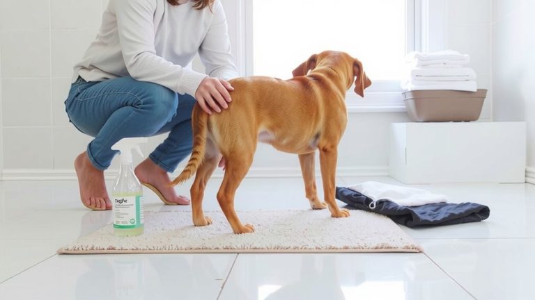 clean pet after anal gland accident