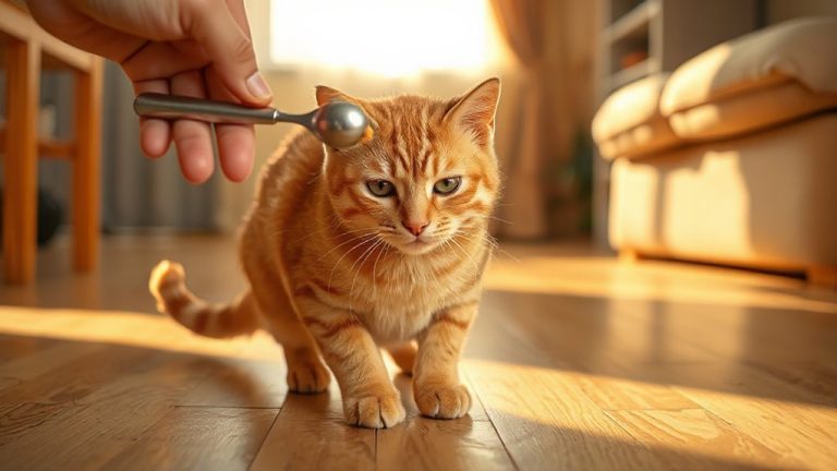 clicker train cat bow
