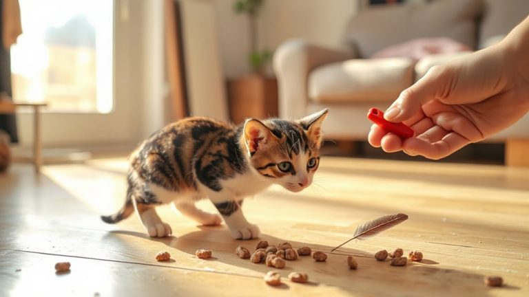 clicker training for curious kittens
