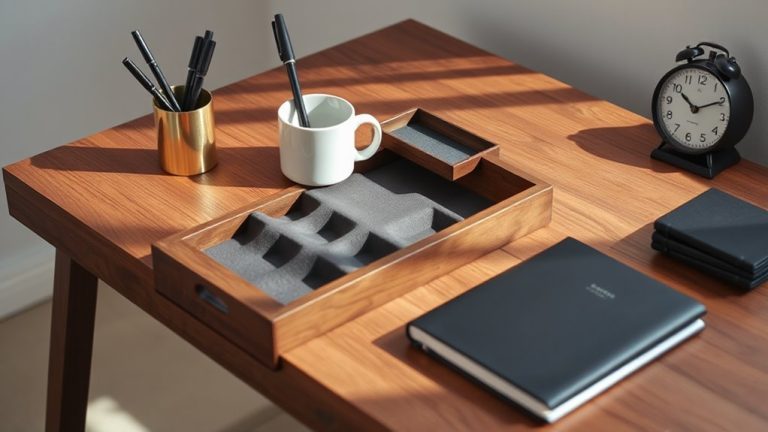 clutter free home office organizers