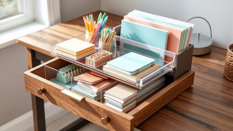 clutter free workspace organization
